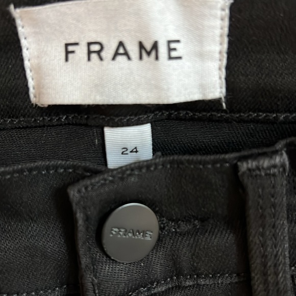 Frame black La Pixie high rise, 30” inseam - Picture 2 of 6